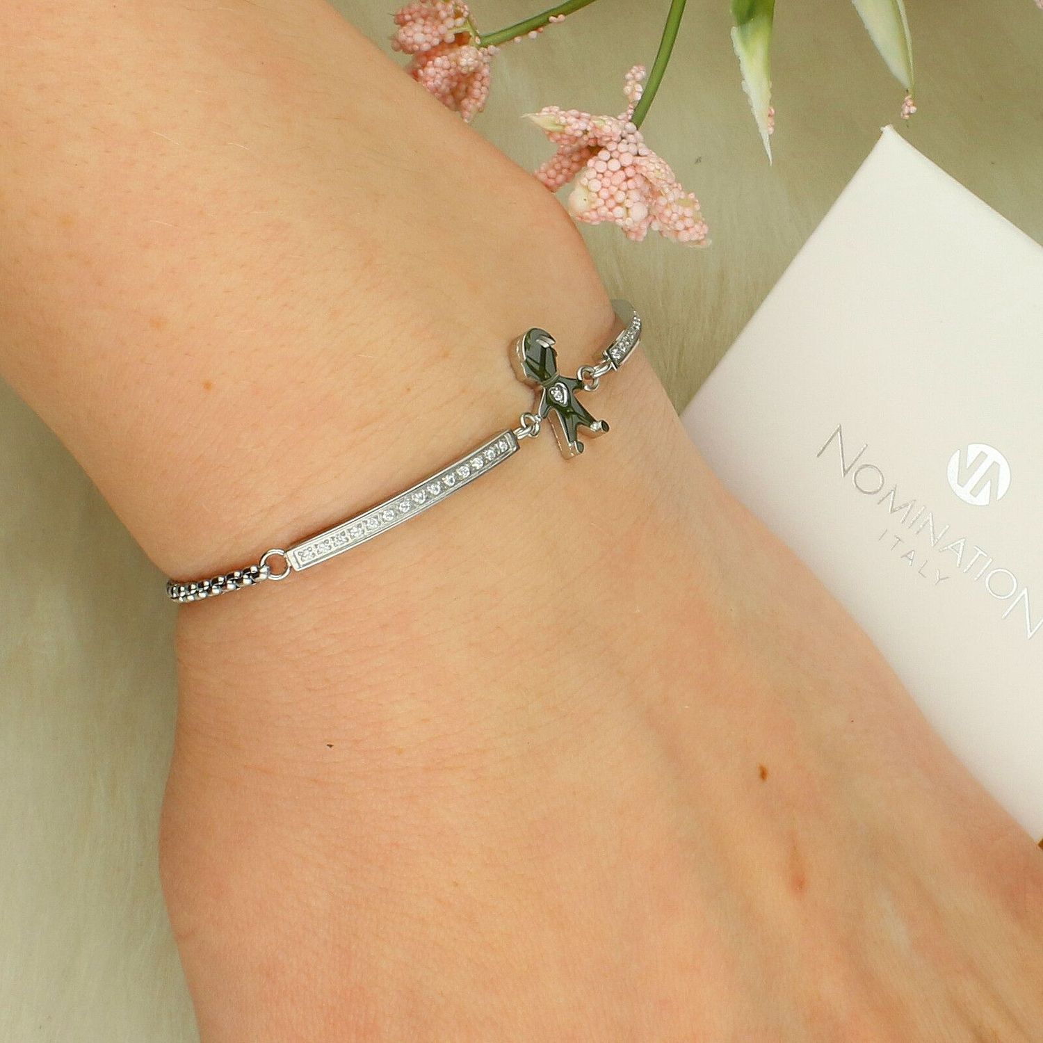 Bransoletka Milleluci Chłopiec – 028016 027 - stal nierdzewna, srebrna, regulowanads.jpg